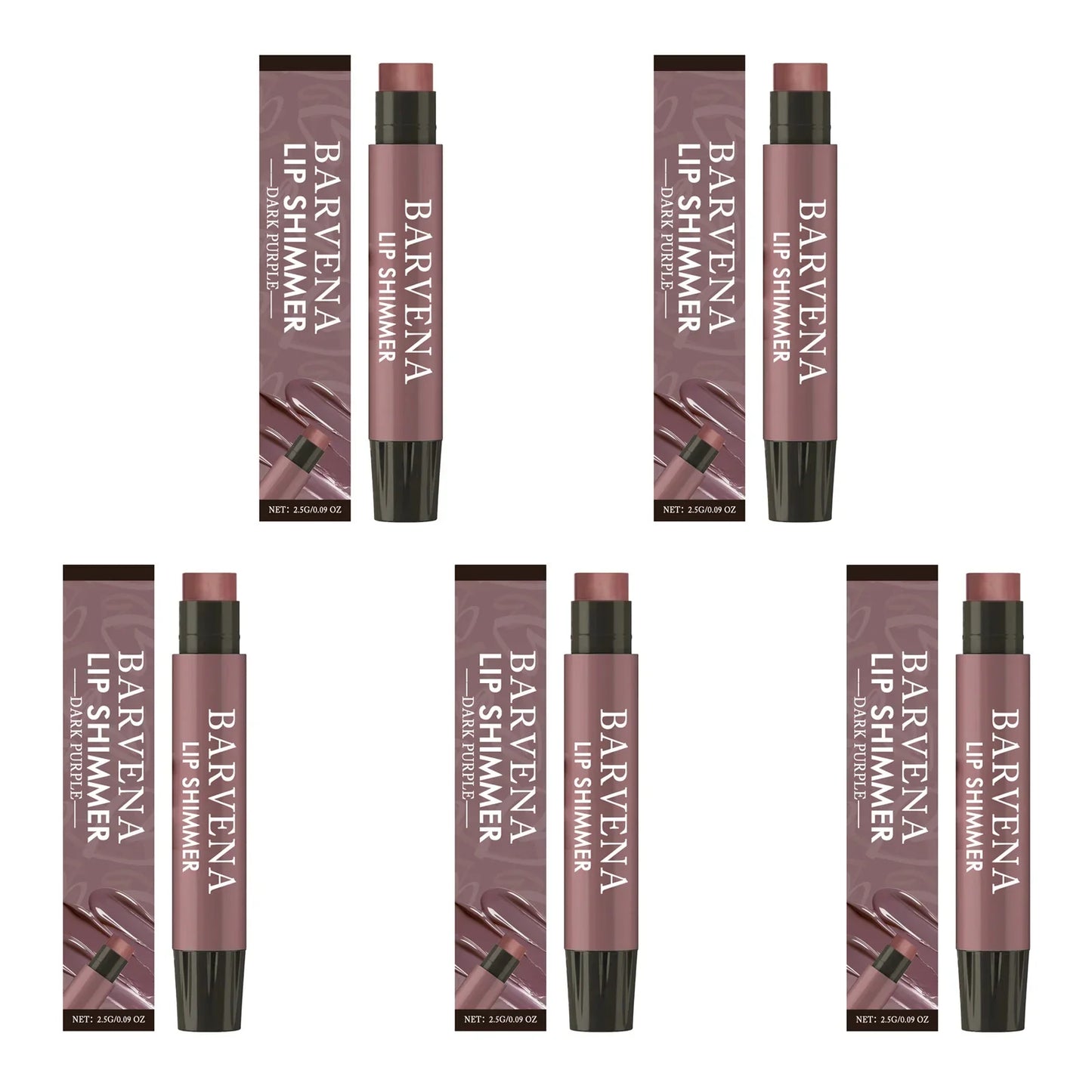 eelhoe Dark Purple Tinted Lip Balm Stick | Shimmer & Moisture