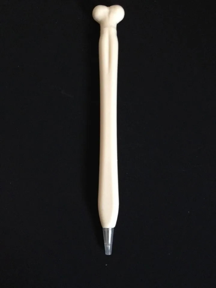 Bone Ballpoint Pen, Novelty Skeleton Ballpoint Pens, Beige Bone Shape Pens for School Office Halloween Birthday Party Peaceful Pleasures Health and Wellness black D