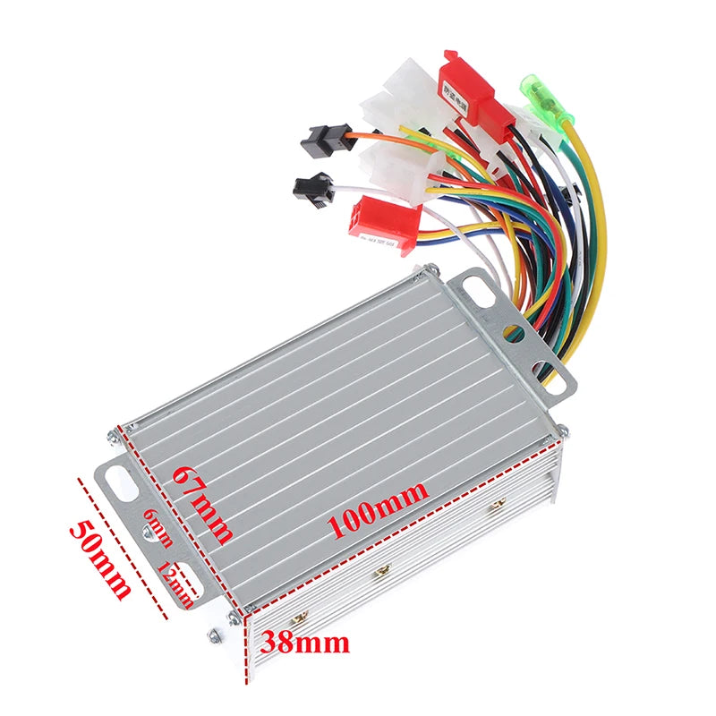 36V/48V 350W Brushless Motor Controller for E-Bike & Scooter