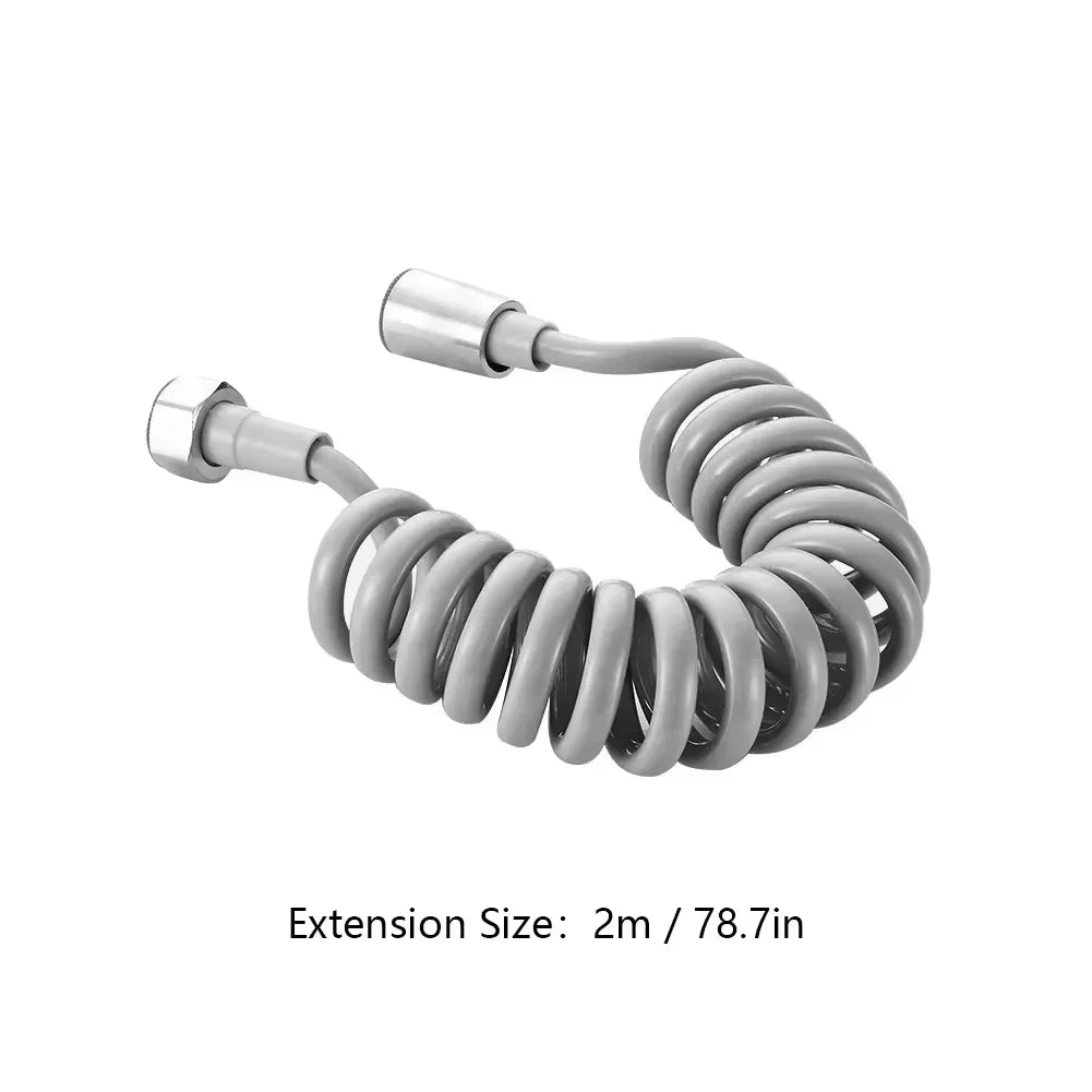 Flexible Spring Shower Hose 2m 3m 5m | Bidet Sprayer Hose