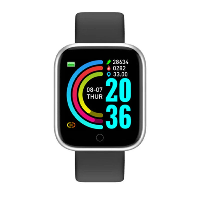 Smart Watch Fitness Tracker – Bluetooth, Heart Rate & Music