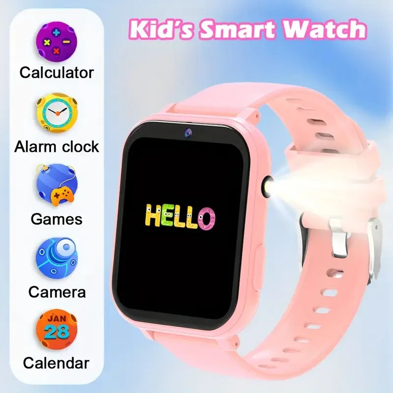Kids Smart Watch 1.83" | Camera, 18 Games & LED Torch