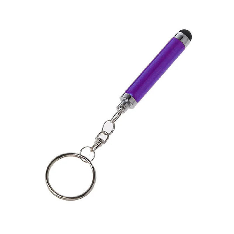 Key Chain Short Capacitance Pen For Phone Touch Screen Accessory Touch Pen For Cell Phone Universal Stylus Pen For Tablet Pen Peaceful Pleasures Health and Wellness Purple