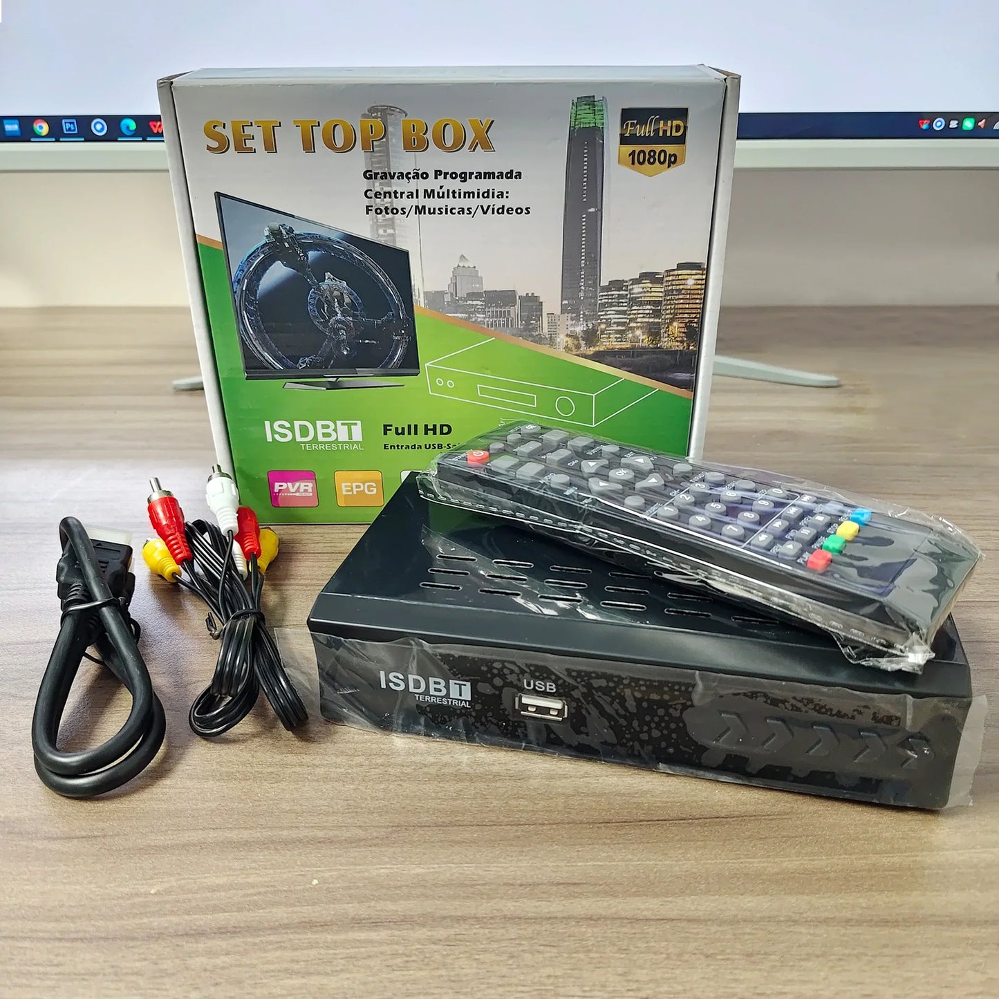 ISDB-T HD Digital Set-Top Box – Android TV, Amlogic S905, 8GB