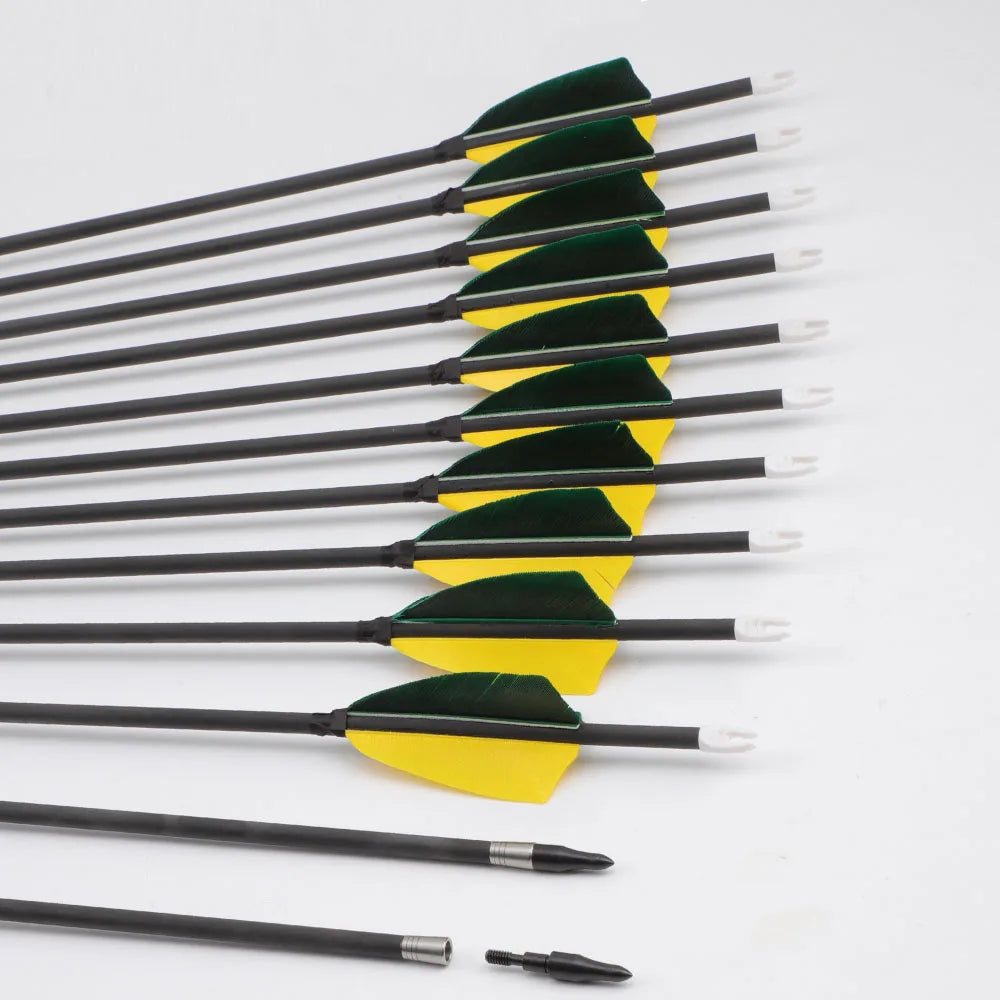 ACCMOS ID5 2 Pure Carbon Arrows 0 001 Straightness 32 Cut 3 Shield