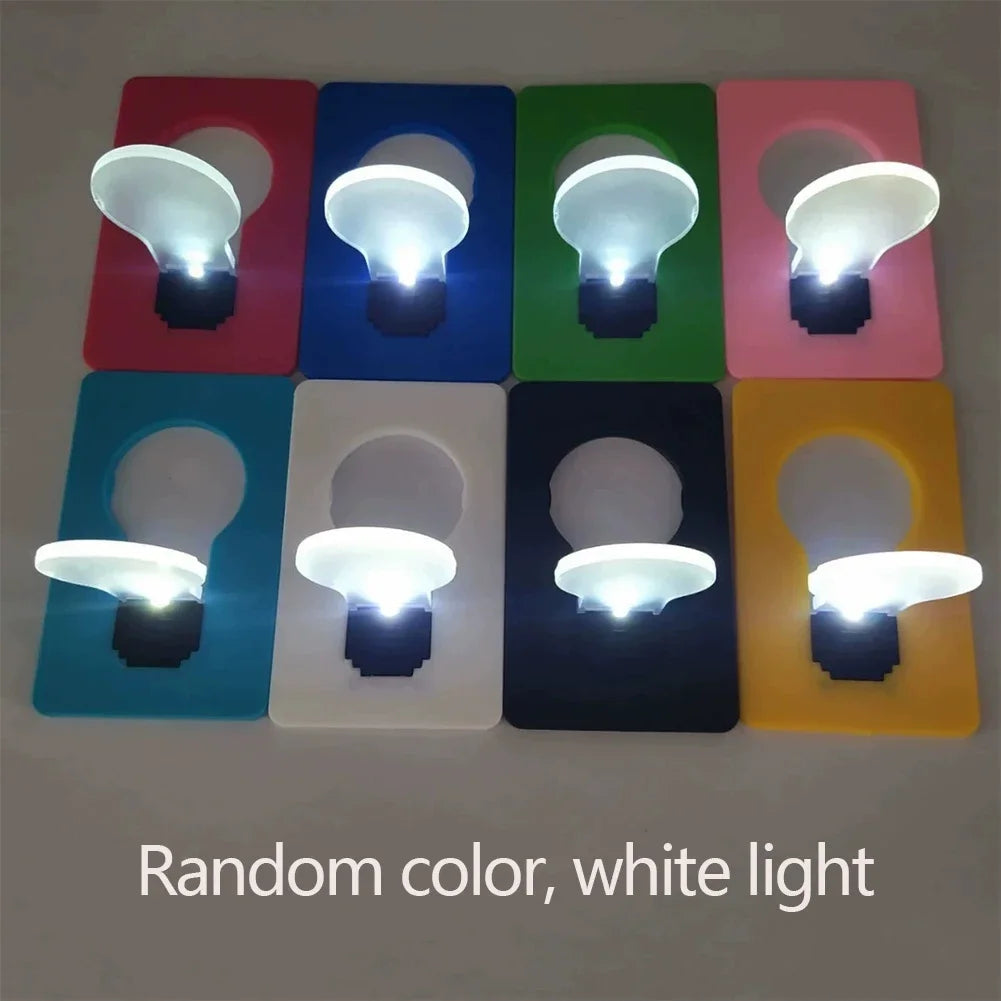 2-in-1 Card Phone Stand with LED Night Light | Ultra-Slim