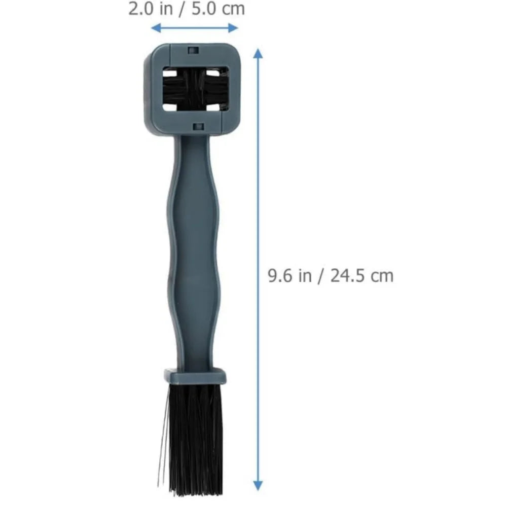 Pro Bike Chain Cleaning Brush - 3-Sided Bicycle Gear Scrubber Tool for MTB, Road & Hybrid - Efficient Drivetrain Maintenance Peaceful Pleasures Health and Wellness