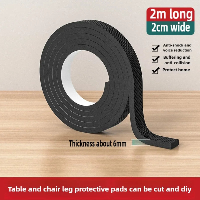 Non-Slip Furniture Pads | 6mm Self-Adhesive EVA Foam Roll