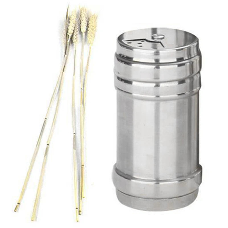 Stainless Steel Barbecue Spice Jars Salt Shaker Pepper Bottle Flour