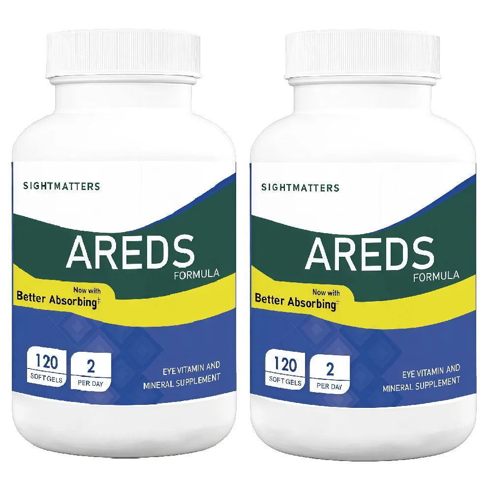 AREDS Eye Vitamins – Lutein, Zeaxanthin, Zinc, Copper, Vitamins A, C & E – 120 Mini Softgels