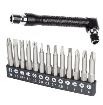 13pcs Special-shaped Screwdriver Set U-shaped Y-Type Triangle Inner Cross Three Points Screwdriver Bit Tool for Home Use Peaceful Pleasures Health and Wellness 13PCS-SET