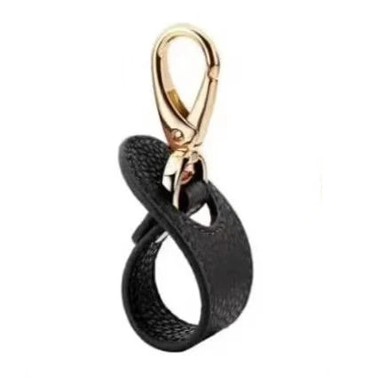 5 Pcs Outdoor Travel Hat Clip Hook Silk Scarf Buckle PU Leather Handbag Hat Clip Summer Sun Hat Storage Hanging Buckle Clip Peaceful Pleasures Health and Wellness Black