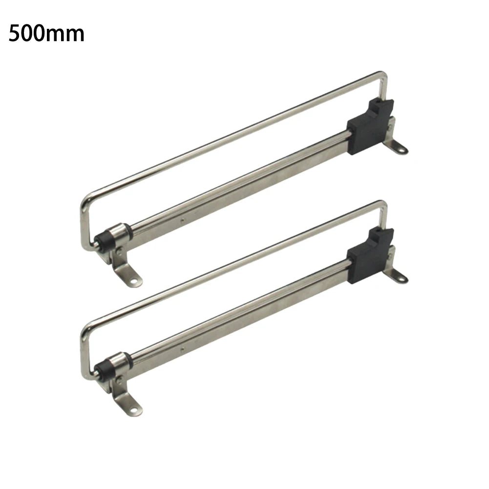 Telescopic Clothes Rods Retractable Pull-out Hanger Mount Wardrobe