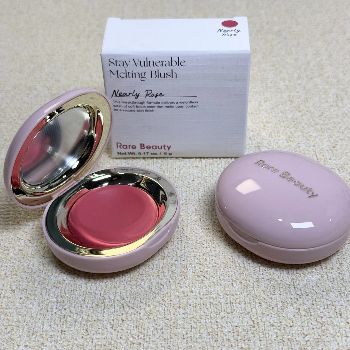 Rare Beauty Lip Gloss & Cream Blush – Waterproof, Long-Lasting