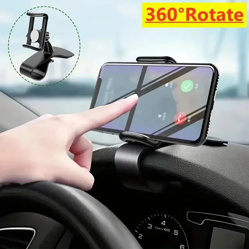 360° Rotatable Car Phone Holder | Universal Gravity Dashboard Mount