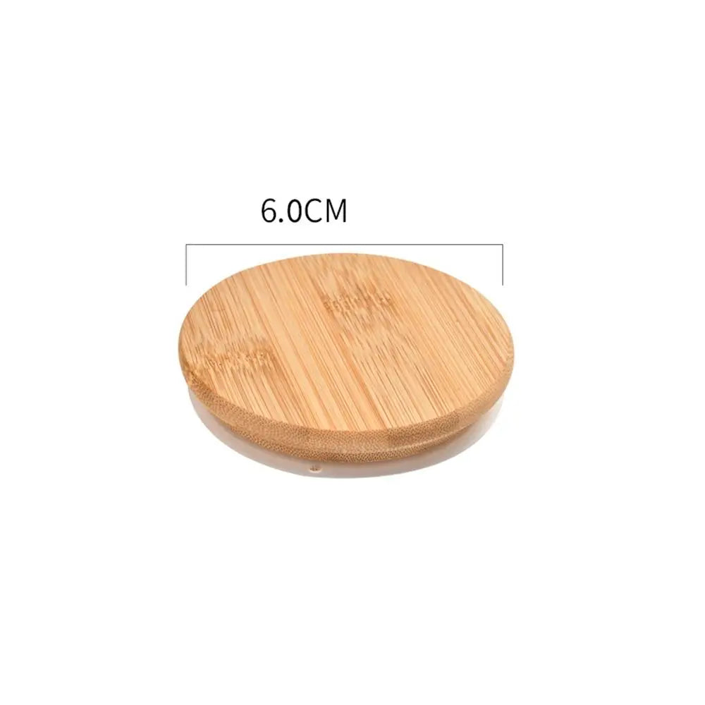 Bamboo Wood Cup Lid with Silicone Ring | Tea Set Cover