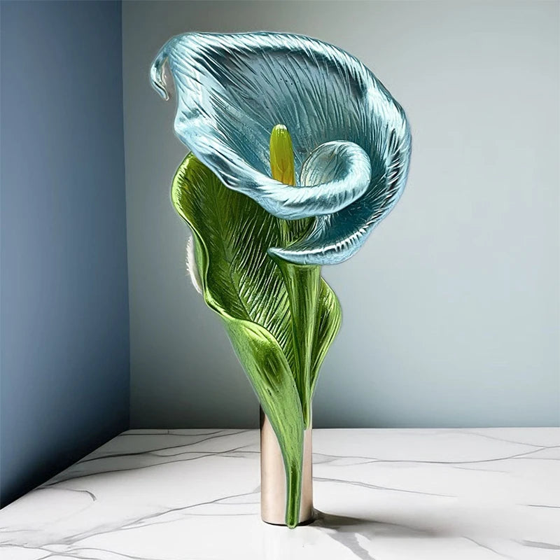 Lily Flower Enamel Brooch Pin – 4 Colors | Women & Unisex Enamel Brooch Pin Peaceful Pleasures Health and Wellness A2