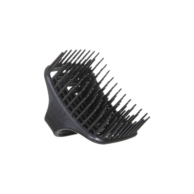 Silicone Scalp Massage Brush – Shampoo Hair Cleaning Comb Scalp Massage Brush Peaceful Pleasures Health and Wellness black