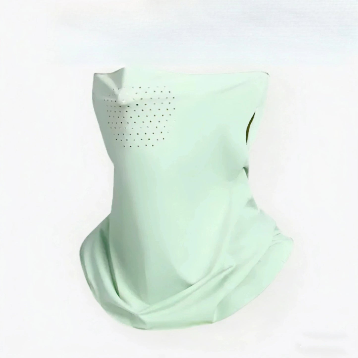 Sunscreen Face Mask Full Face Protection Against UV Rays Suitable for Both Men and Women Ice Silk Face Mask Peaceful Pleasures Health and Wellness Green