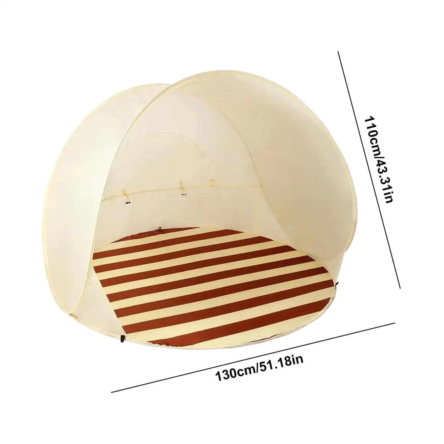 Portable Automatic PopUp Camping Tent for 2-4 People Instant Setup Sunshade Tent UV Protection Picnic Tent Outdoor Peaceful Pleasures Health and Wellness