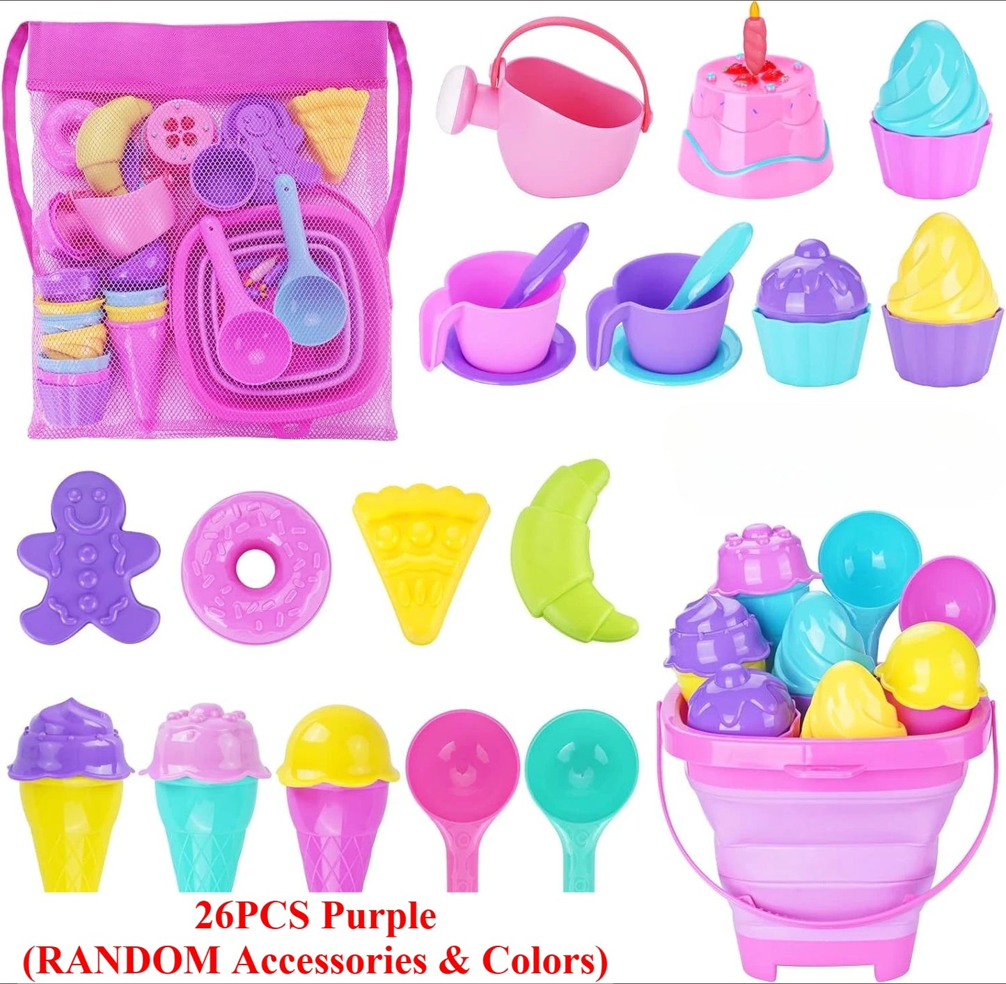 Dinosaur Beach Sand Toys Set for Kids – Bucket, Truck & Molds