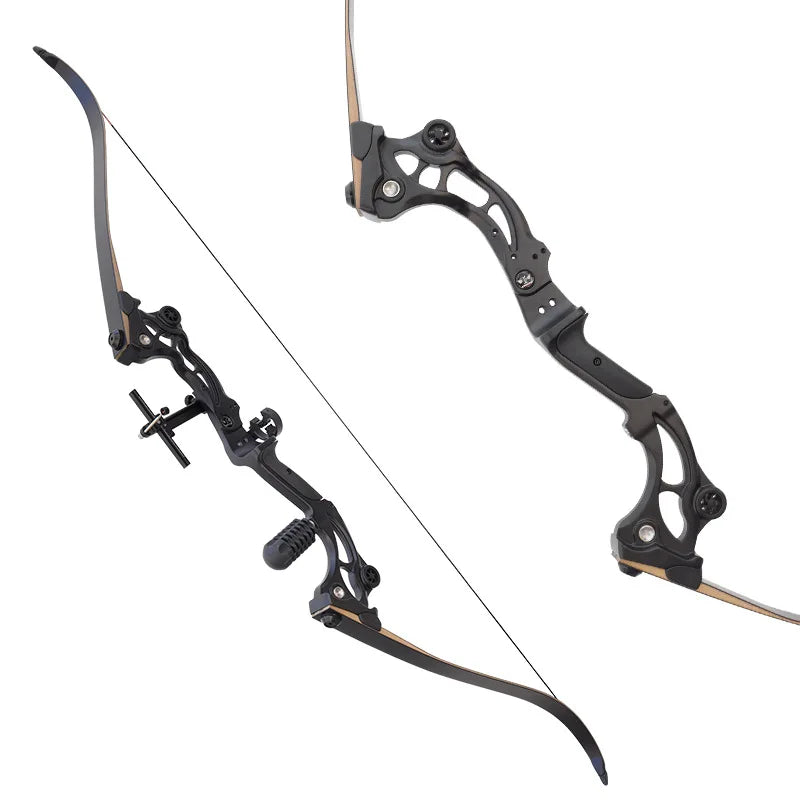 JUNXING F163 Recurve Bow Riser Length 23 Inches Aluminum Alloy Handle