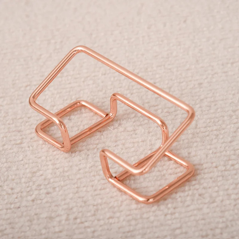 Bview Art Simple Fashion Display Organizer Card Box Iron Line