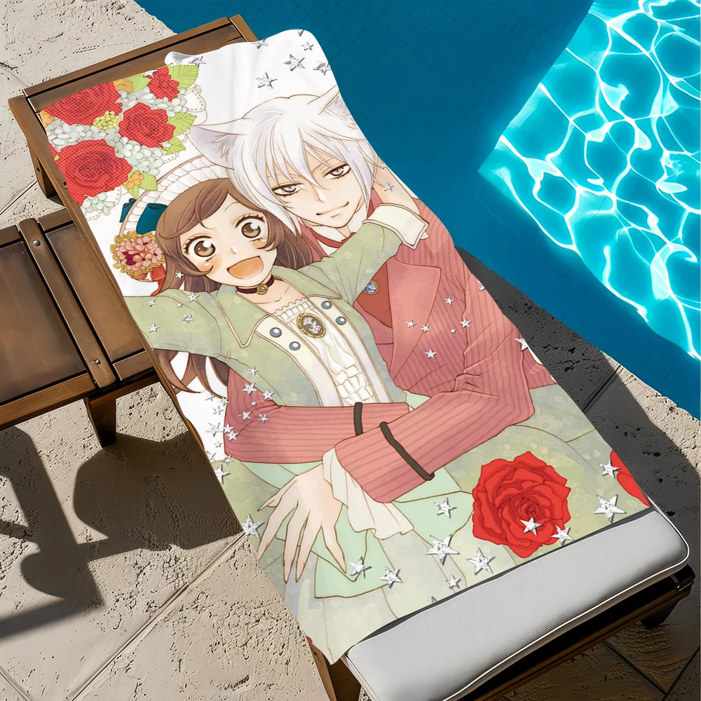 Kamisama Kiss Quick-Dry Beach Towel | Soft, Lightweight & Fast Quick-Dry Beach Towel Peaceful Pleasures Health and Wellness z7 STJ70x140CM