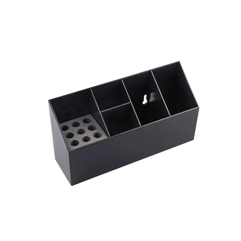 Barber Hairdressing Tool Organizer Box – Scissors & Comb Rack