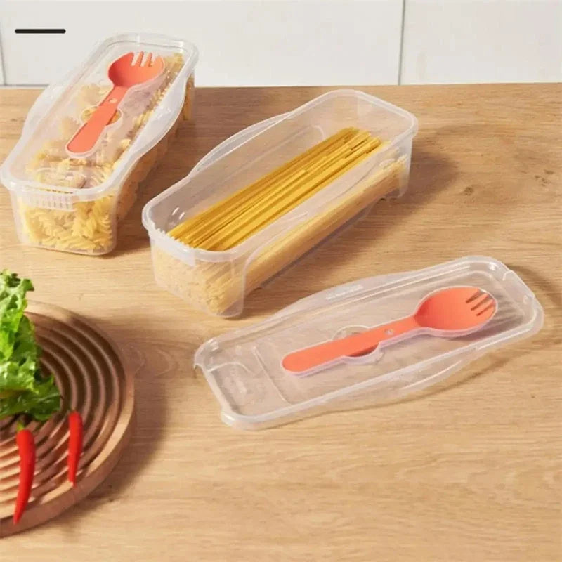 Microwave Pasta Containers Cooker Transparent Multifunctional Box