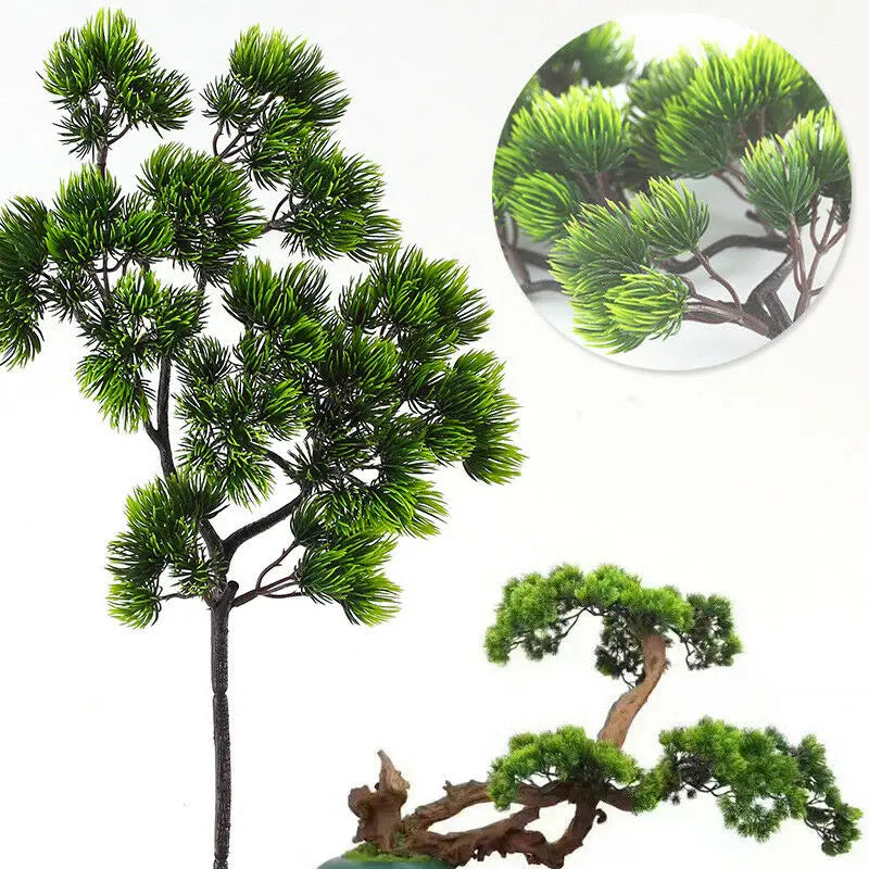 Plastic Artificial Plant Fake Pine Branch Personal Courtyard Shopping