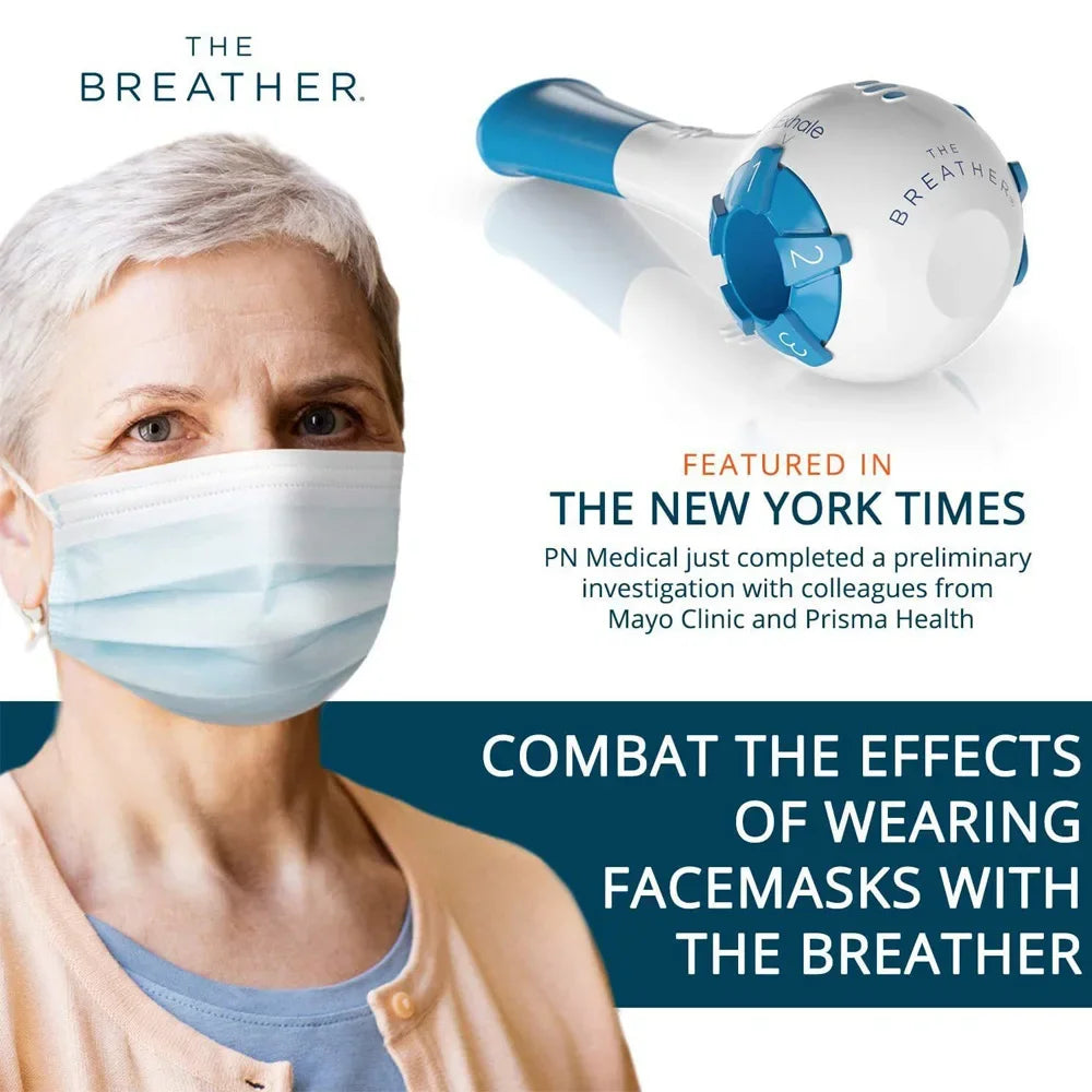 Sports Breathing Trainer – 6-Level Lung Exercise Mouthpiece