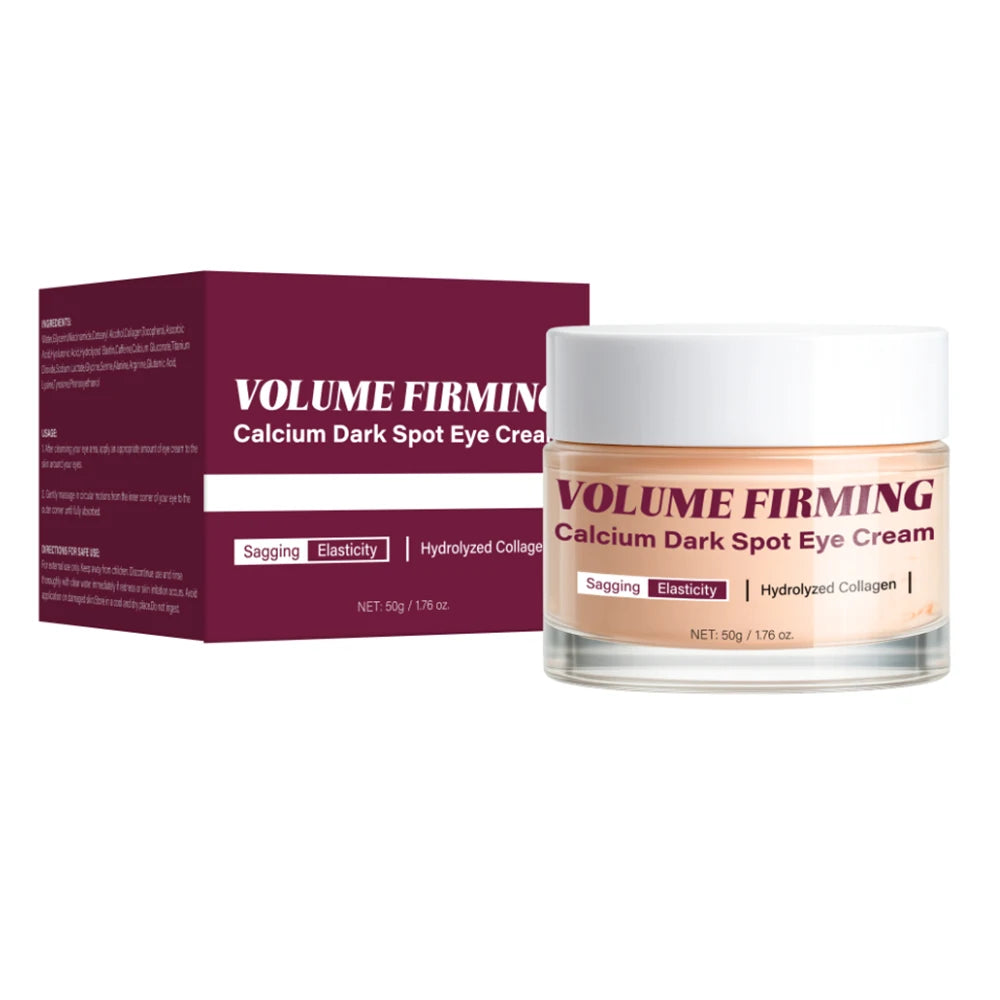 Calcium Dark Spot Eye Cream for Women Reduces Dark Circles, Skin Firming, Improves Elasticity ,Korean Cosmetics,50g Peaceful Pleasures Health and Wellness 1PCS