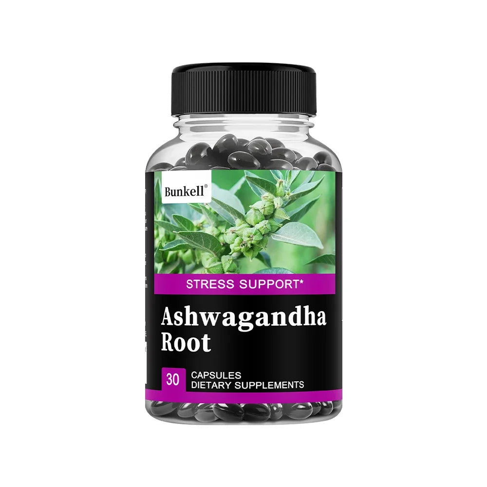 Ashwagandha Capsules 350mg - Stress Relief, Mood & Sleep Support, Energy, Focus, Muscle Strength, Non-GMO, Organic Root Extract Peaceful Pleasures Health and Wellness 30 count-1 bottle