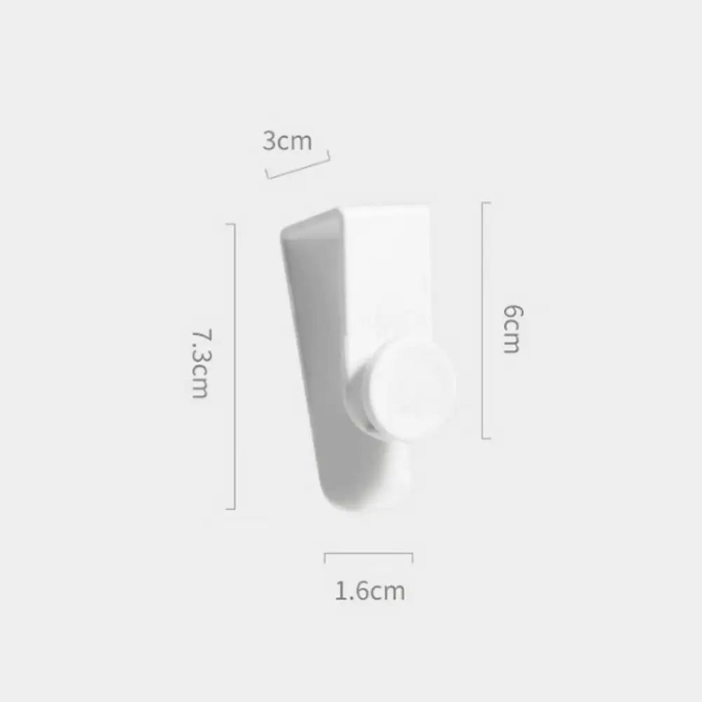 2/4Pcs Simple No Drilling Multifunctional Clothes Hanger Over The Door Cabinet Door Hook for Indoor Cabinet Door Hook door hook Peaceful Pleasures Health and Wellness