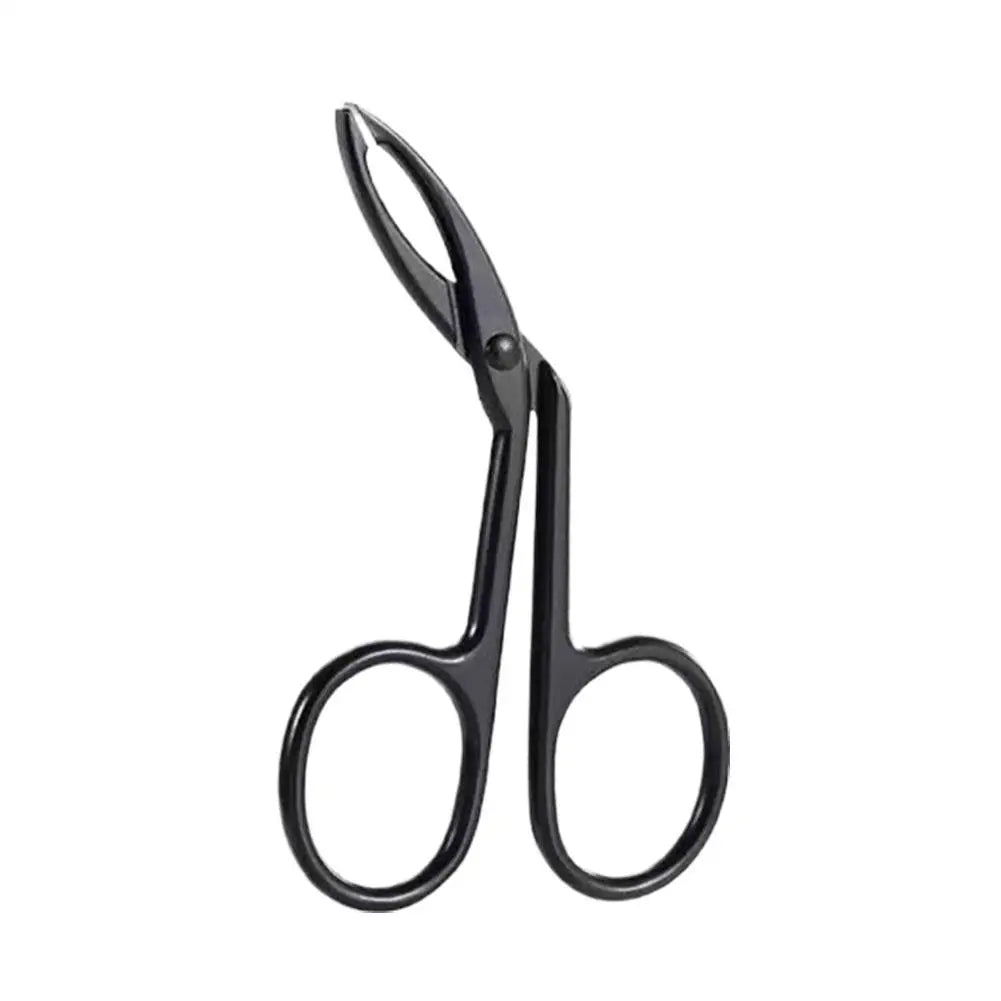 Stainless Steel Eyebrow Tweezers – Slanted & Flat Tip