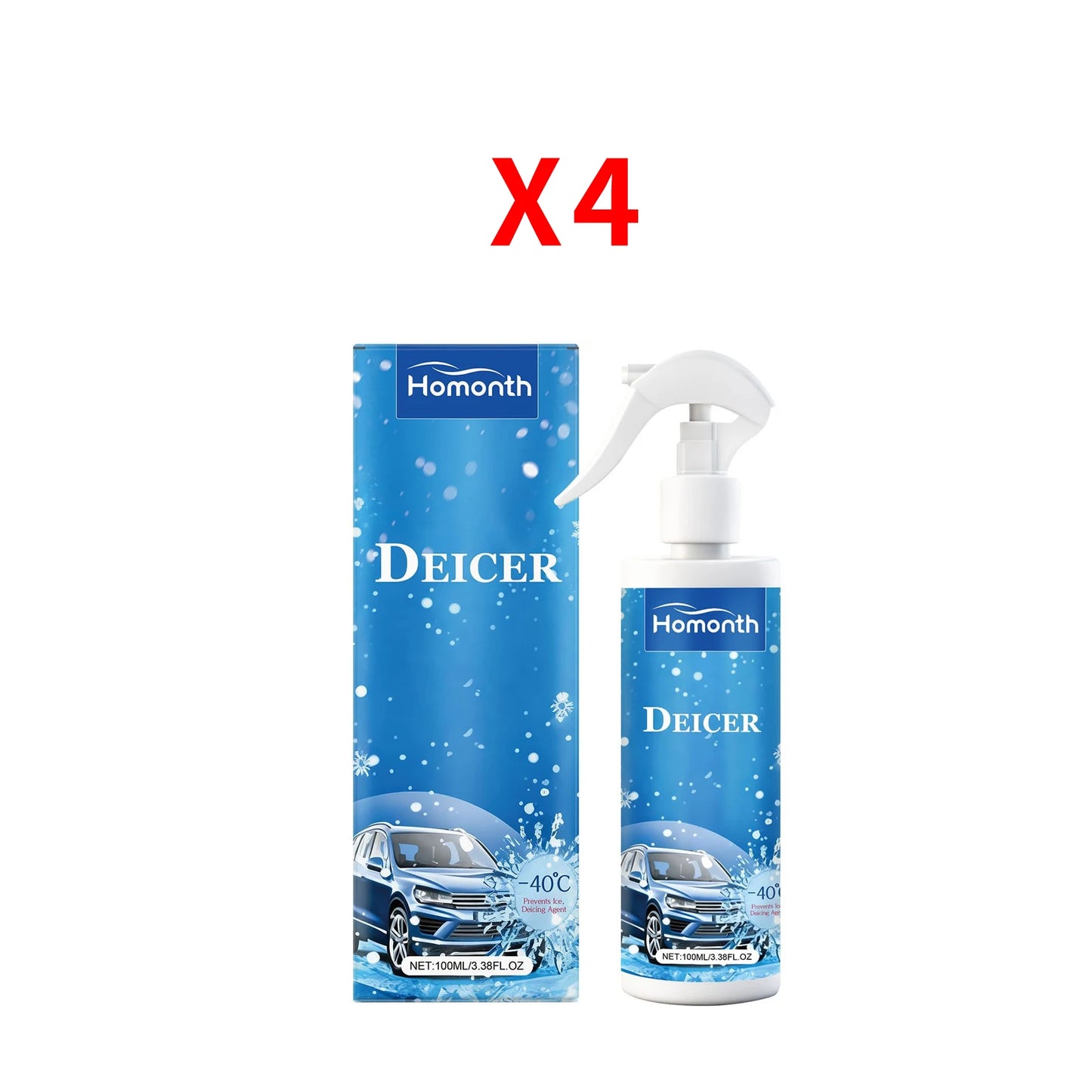 Car Windshield Deicer Spray – Instant Ice & Frost Remover
