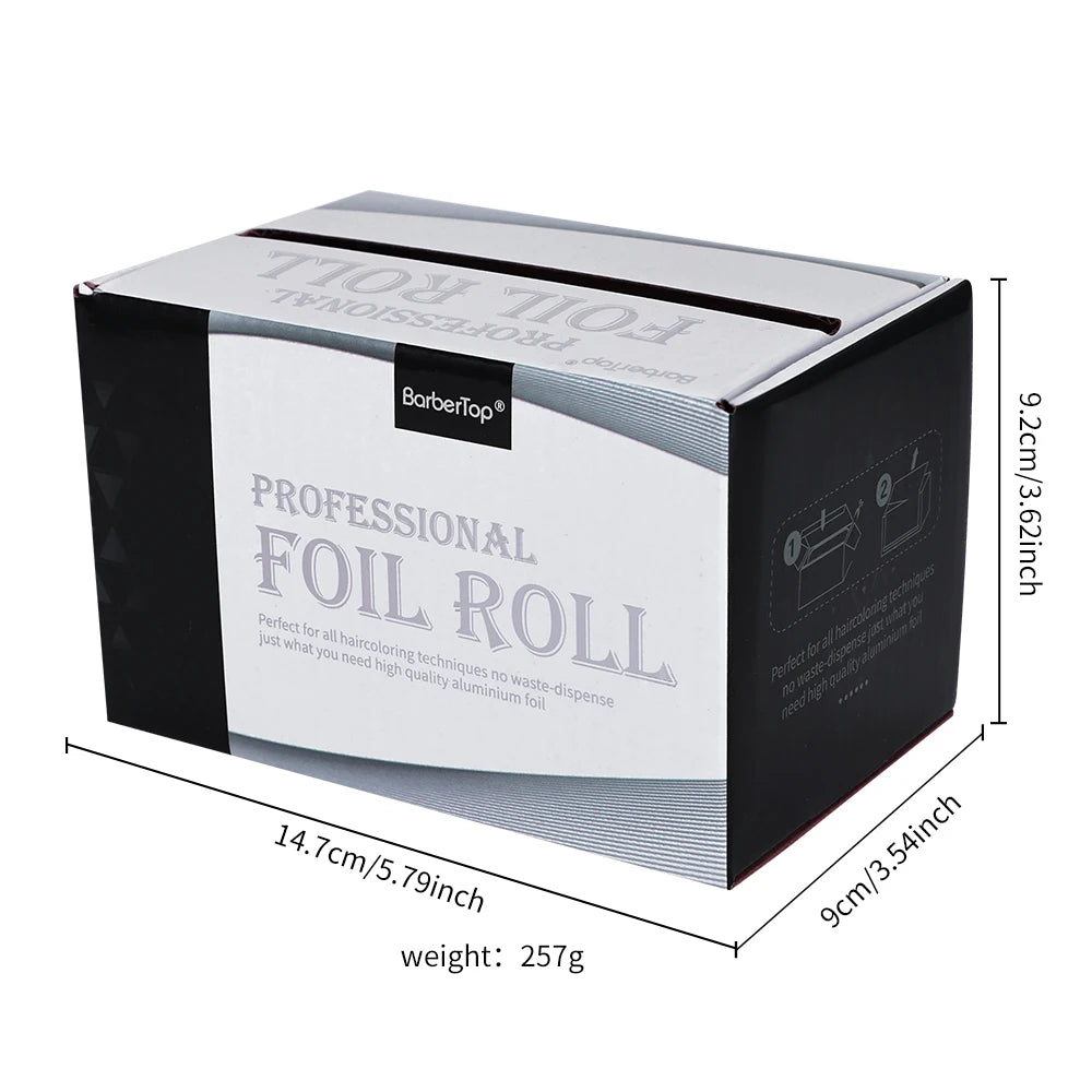 30/50 Meters Long Barbershop Aluminum Foil Tin Foil Exclusively For Hair Salons Pro Salon Tinting Hairdressing and Perm Aluminum Peaceful Pleasures Health and Wellness S