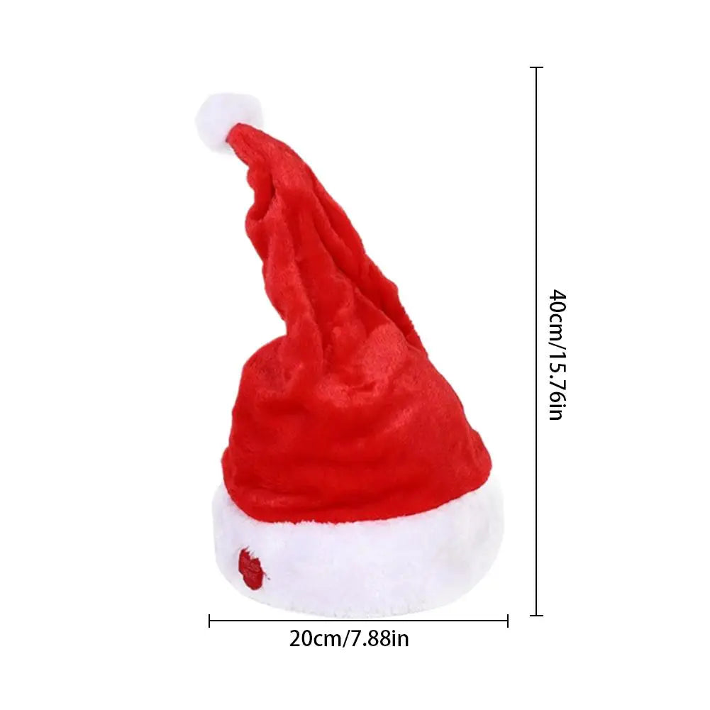 Electric Singing & Dancing Santa Hat – Music-Activated Christmas