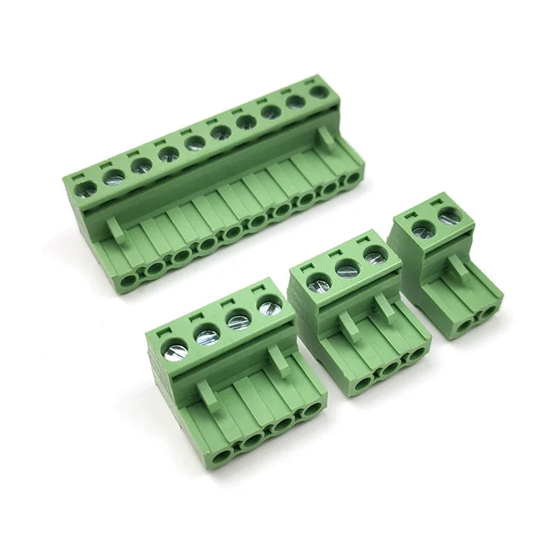 5pcs 5.08mm Pitch PCB Screw Terminal Block Connector Closed PlUG-IN Plug Socket 2EDG 2P 3P 4P 5P 6P 7P 8P 9P 10P 12P Peaceful Pleasures Health and Wellness Plug 6p