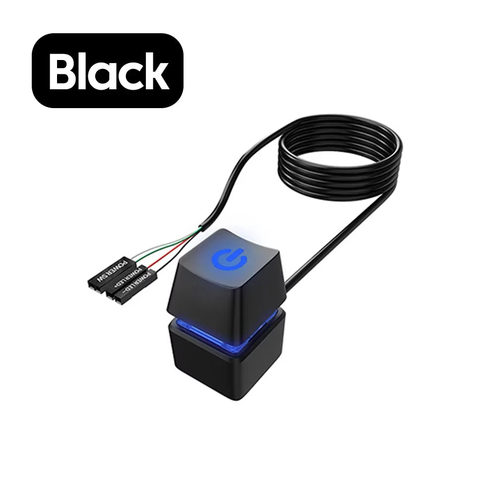 PC External Power Switch Blue LED | ATX Motherboard Cable