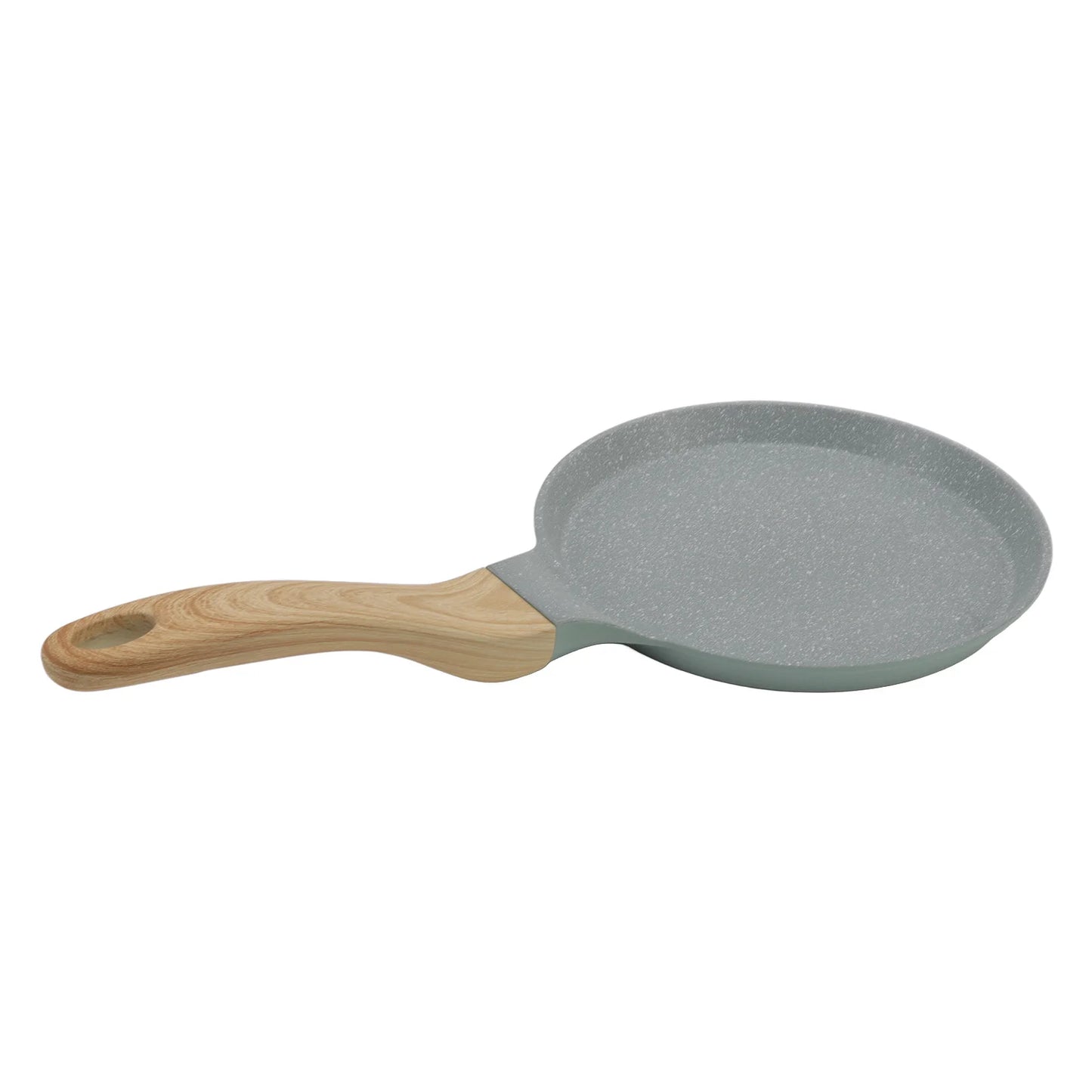 Breakfast Frying Pan Frying Pan Lightweight Aluminum Alloy Easy To Clean with Ergonomic Handle for Kitchen Peaceful Pleasures Health and Wellness