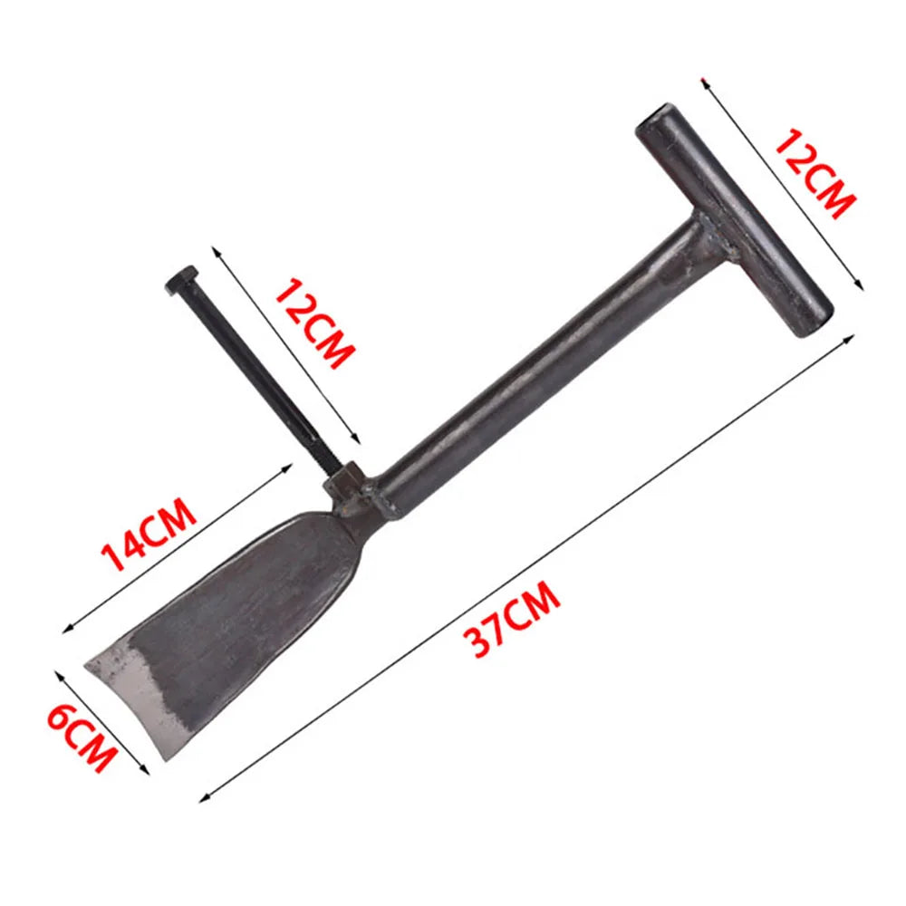 Manganese Steel Digging Shovel with Pedal | Long Handle Spade