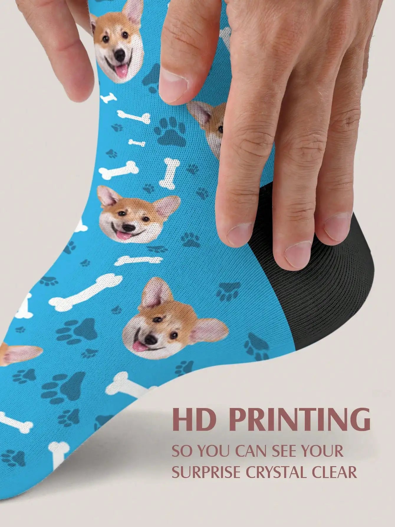Custom Face Socks Custom Photo Sock Custom Printed Socks Personalized Funny Face Socks Put Any Face On The Socks Anniversary Peaceful Pleasures Health and Wellness