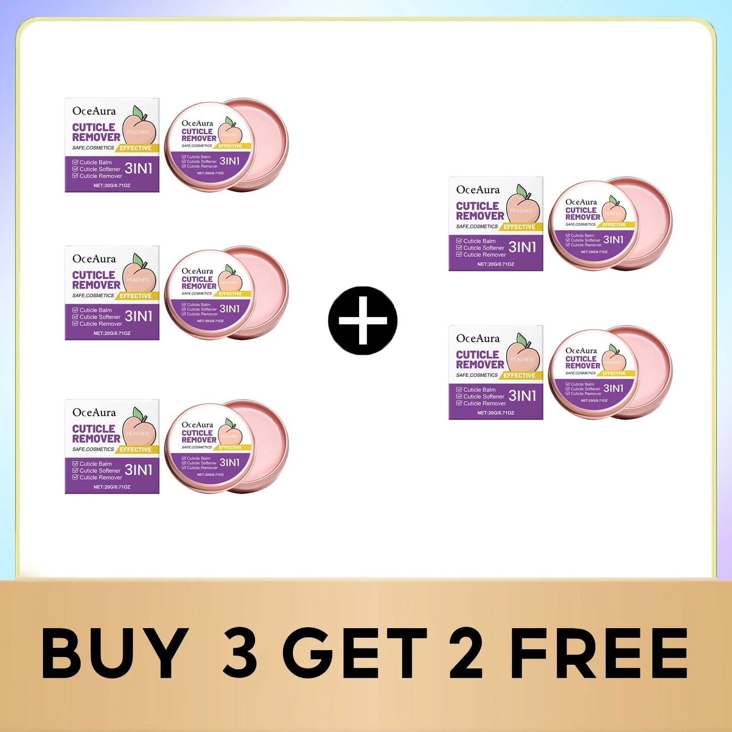 OceAura Exfoliating Hand Cream & Nail Cuticle Softener