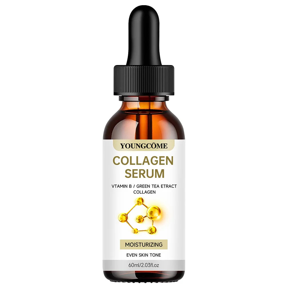 YOUNGCOME Collagen Serum with Vitamin B & Green Tea Extract - Hydrating Face Serum for Moisturizing & Even Skin Tone Peaceful Pleasures Health and Wellness 60ML
