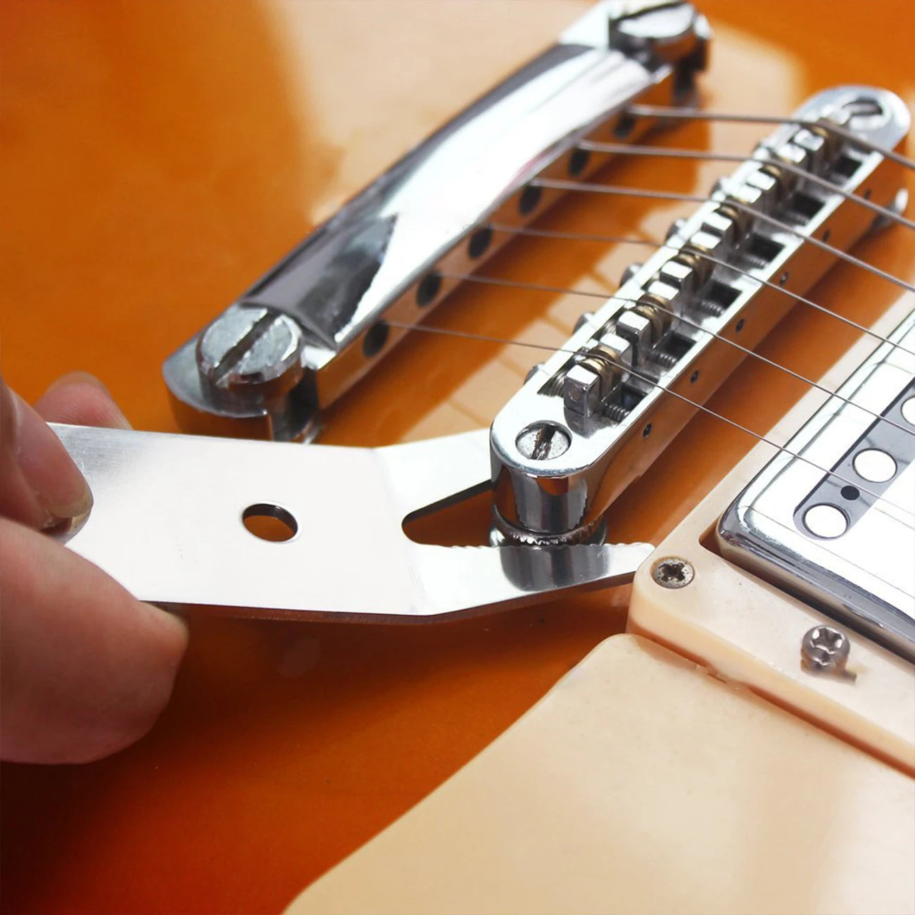 Electric Guitar Bass Multi Spanner Wrench Luthier Tool Tightening