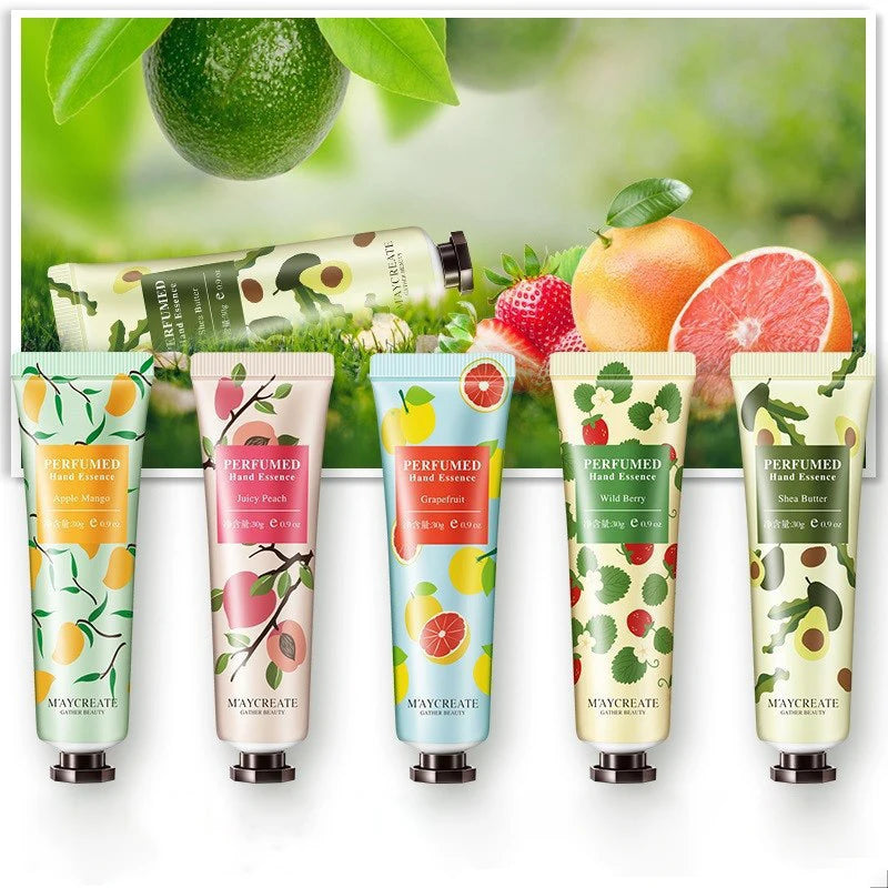 BIOAOUA 10-Piece Fruity Floral Hand Cream Set – Moisturizing Kit