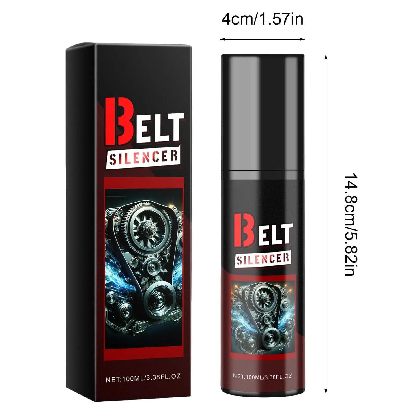 Car Belt Dressing Spray | Quieter Drive & Extended Belt Life Belt Dressing Spray Peaceful Pleasures Health and Wellness