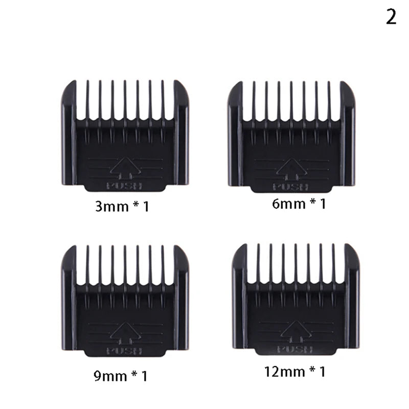 4-Piece Hair Clipper Guide Comb Set – Trimmer Attachments